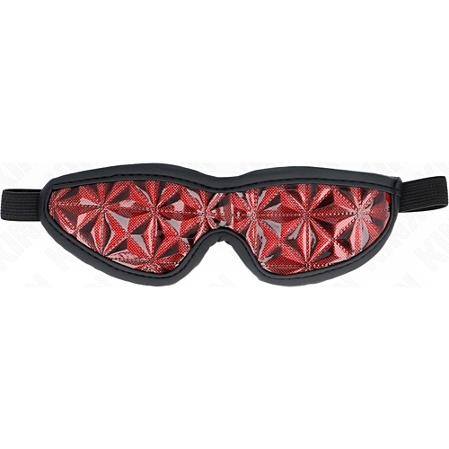 Hodebånd KINK MASKED ALLURE Rød diamantmønster
