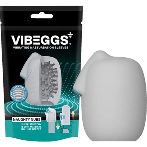 Vibrator VIBEGGS NAUGHTY NUBS med 15 vibrasjonsmoduser