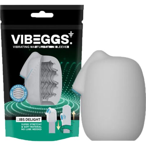 Vibrator VIBEGGS RIB DELIGHT med ribbet design