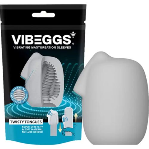 Vibrator VIBEGGS TWISTY TONGUES med fleksible tunger