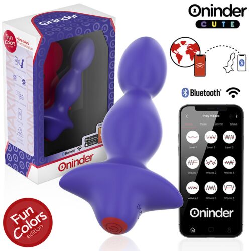 Analplugg ONINDER CUTE med 9 vibrasjonsmoduser