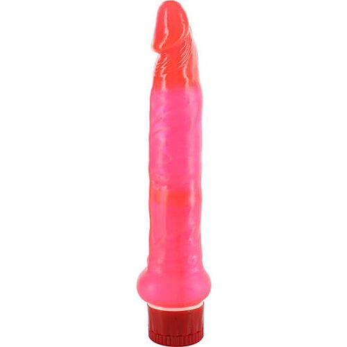 Anal vibrator SEVEN CREATIONS Jelly Thin Pink med flere hastigheter