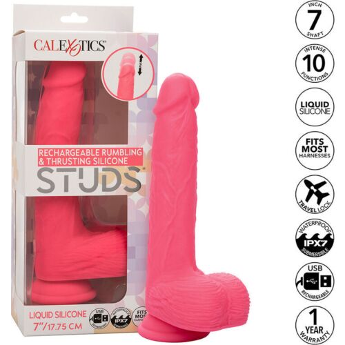 Vibrator CALEXOTICS STUDS Realistisk med 10 vibrasjoner