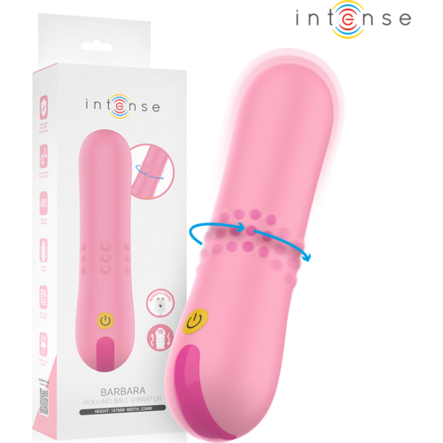 Vibrator INTENSE FUN TOYS BARBARA med roterende perler