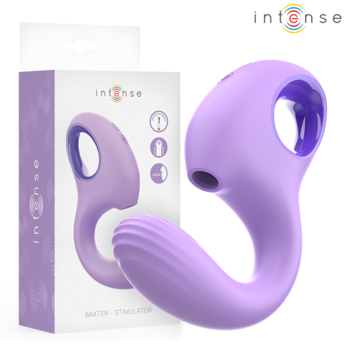 Vibrator INTENSE BAXTER med suksjon og vibrasjon