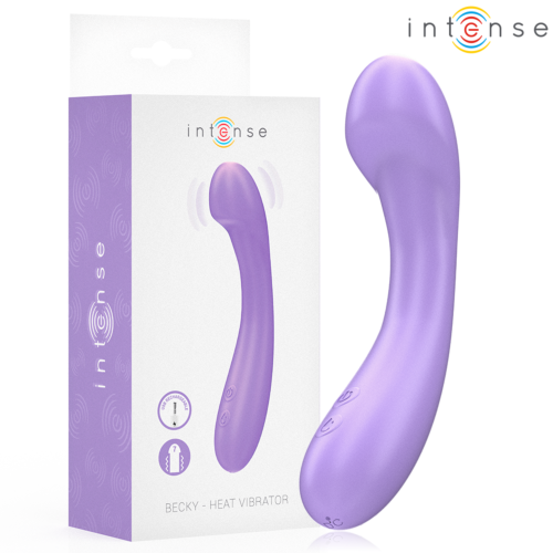 Vibrator INTENSE Becky 19 cm med varme og 7 vibrasjoner