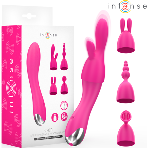 Rabbit vibrator INTENSE Cher med 20 mønstre