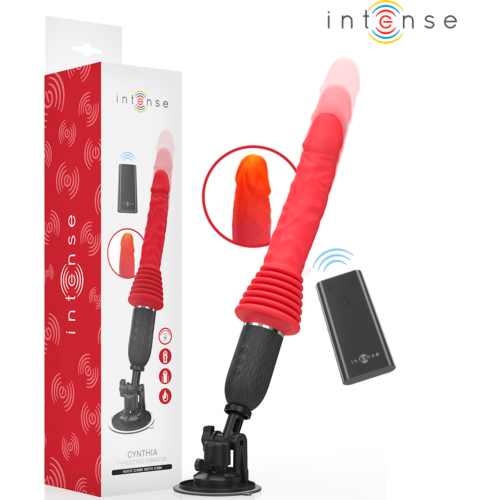 Fjernstyrt Vibrator INTENSE CYNTHIA med varme og thrusting