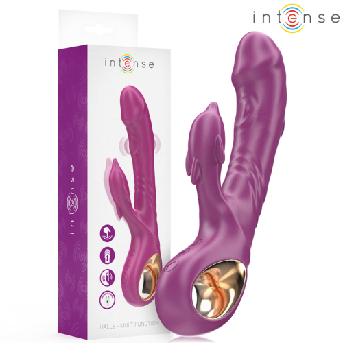 Vibrator INTENSE HALLE med delfinstimulator
