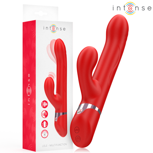 Vibrator INTENSE HIGH TECH LELE med rotasjon og stimulering