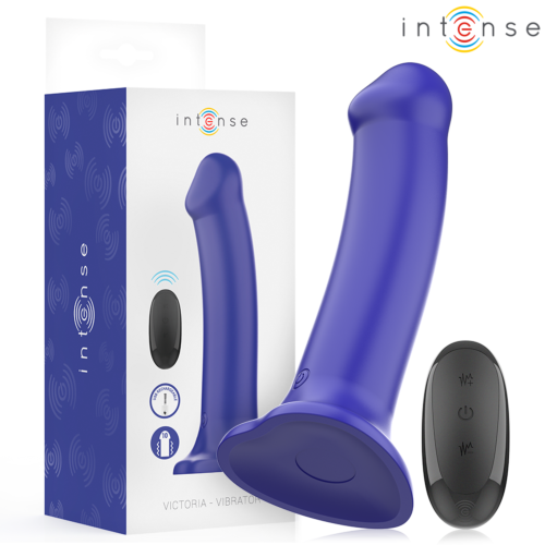 Vibrator INTENSE VICTORIA med sugekopp og fjernkontroll