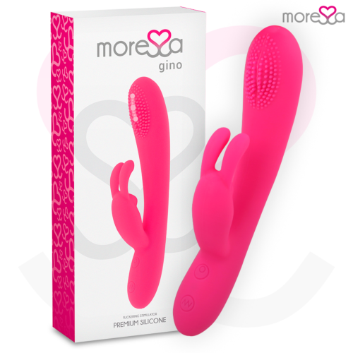 Vibrador MORESSA GINO PREMIUM SILICONE med kraftig vibrasjon