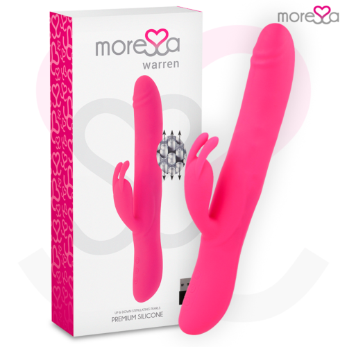 Vibratoren MORESSA WARREN med klitorisstimulering