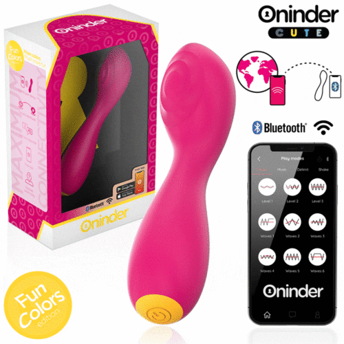 Vibrator ONINDER CUTE med tapping-modus og 9 vibrasjonsinnstillinger