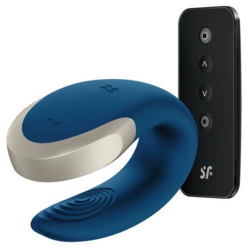 Dobbeltvibrerende vibrator SATISFYER PARTNER Double Love med appkontroll
