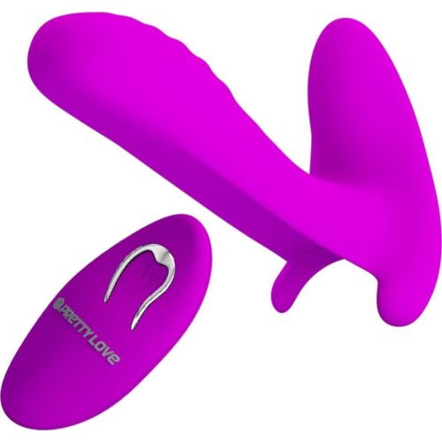 Vibrator Pretty Love Massager med fjernkontroll og 12 vibras