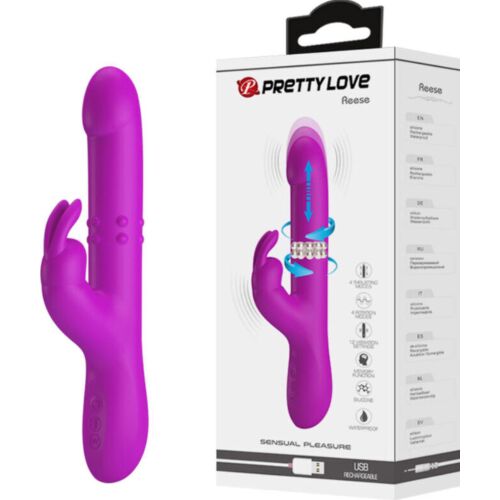 Rabbit Vibrator Pretty Love Reese med roterende funksjoner