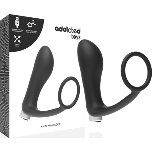 Prostatavibrator Addicted Toys Modell 1 med 10 vibrasjonsmoduser