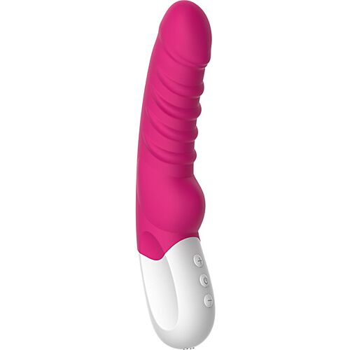 Vibrator Liebe Vertigo Cerise med 15 vibrasjonsmoduser