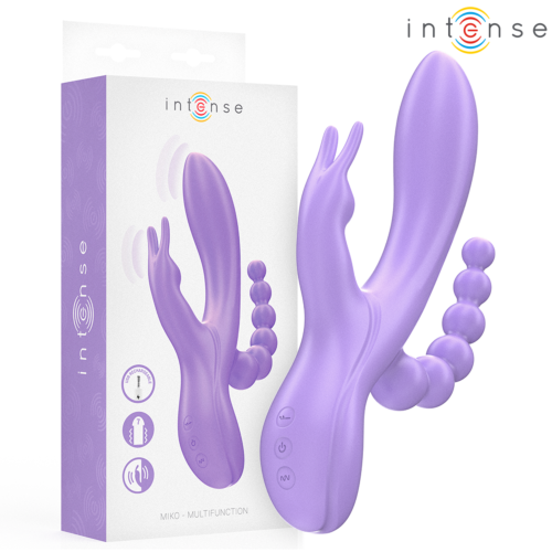 Vibrator INTENSE MIKO med tredobbel stimulering