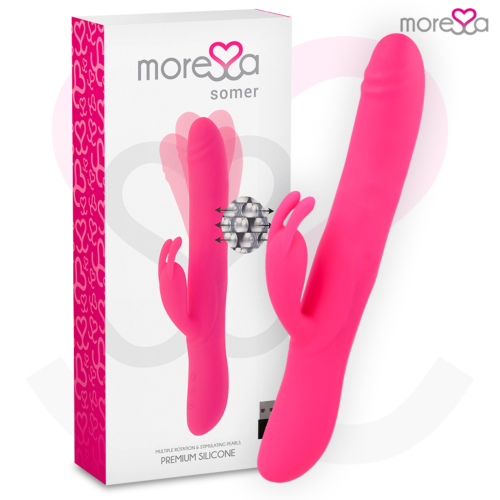 Rabbit vibrador MORESSA SOMER med roterende funksjoner