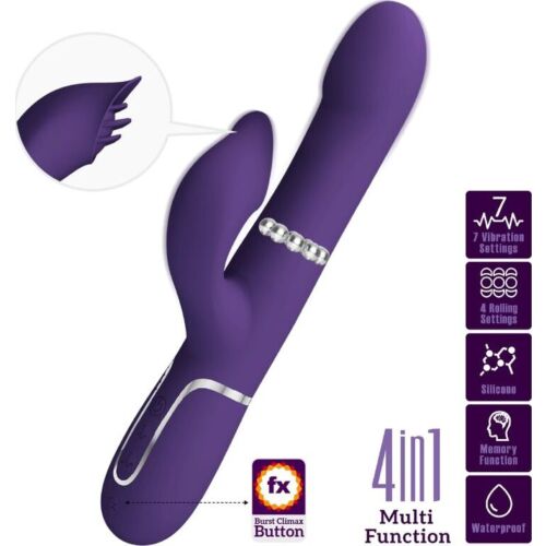 G Spot Vibrator Pretty Love Zalin Rabbit med perler
