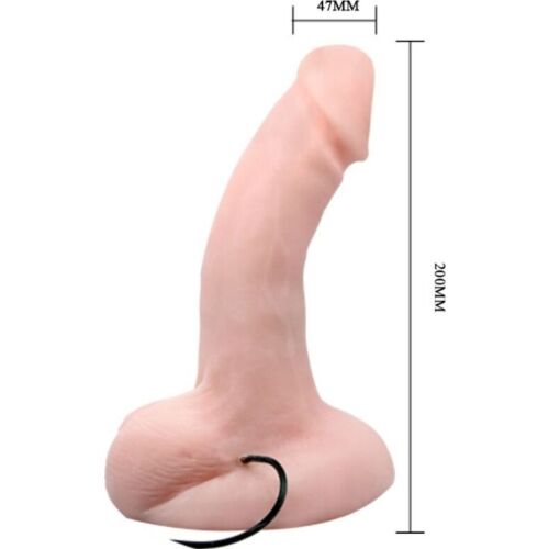 Dildo BAILE VIBRATORS Arbitrariness med vibrasjon og rotasjon