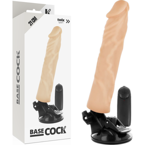Vibratør BASECOCK 21 cm med fjernkontroll