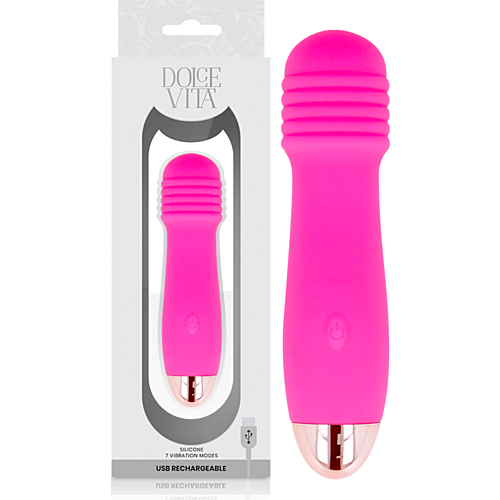 Vibrador Dolce Vita Rechargeable med 7 hastigheter