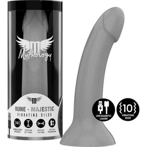 Dildo MYTHOLOGY RUNE MAJESTIC med kraftig vibrasjon