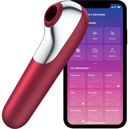 Vibrator Satisfyer DUAL LOVE med sugefunksjon