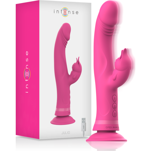 Rabbit vibratoren INTENSE HIGH TECH Julio med dobbelt stimulering