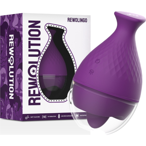 Vibrador REWOLUTION REWOLINGO med tungebevegelse