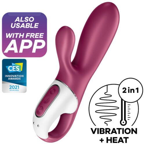 Vibrador SATISFYER Hot Bunny med varmefunksjon