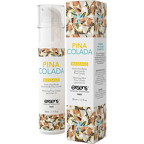 Massasjeolje Exsens Piña Colada 50 ml med varmende effekt