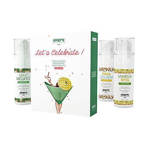 Massasjeolje Exsens Warming Gourmet 3 x 30ml
