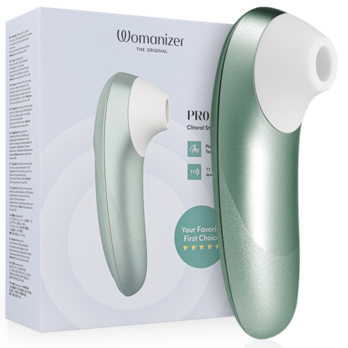 Stimulator WOMANIZER Pro Vibrant med luftpulse-teknologi