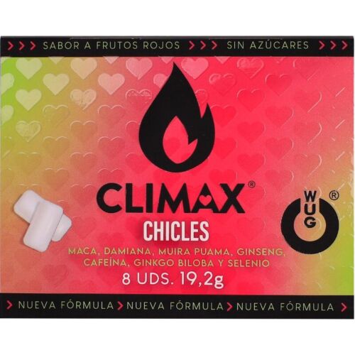 Tyggegummi WUG GUM Climax - Forfriskende energigivende