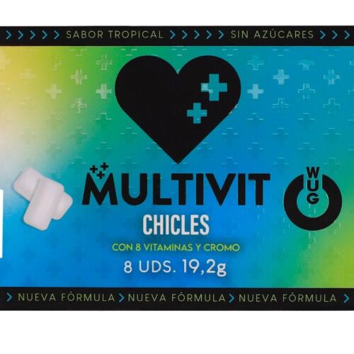 Kostholdstilskudd WUG GUM MULTIVIT med melatonin