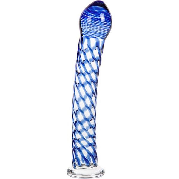 Dildo S Pleasures Crystal AQUARIUS med temperaturlek