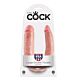 Dildo KING COCK U-formet stor 17.8 cm