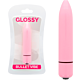 Vibrator GLOSSY THIN VIBE DEEP ROSE med stille drift