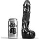 Dildo ALL BLACK Realistisk Penis 20 cm