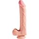 Dildo KING COCK Triple Density med svingende testikler