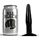 BDSM Anal Plug ALL BLACK 11 CM