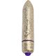 Mini vibrator ROCKS-OFF RO-80 MM GOLD med 7 funksjoner