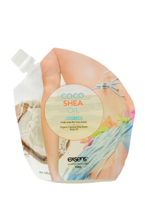 Coco Shea Butter Oil 250 ml Exsens | Nærende olje for huden