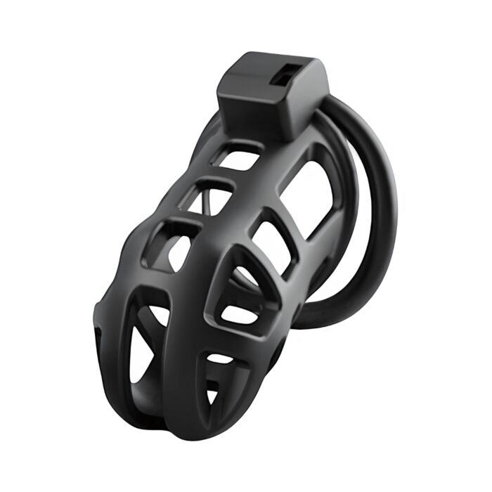 Cock Cage Impound Titan 11.6 cm med nøkkel Cock Cage Impound Titan 11.6 cm med nøkkel