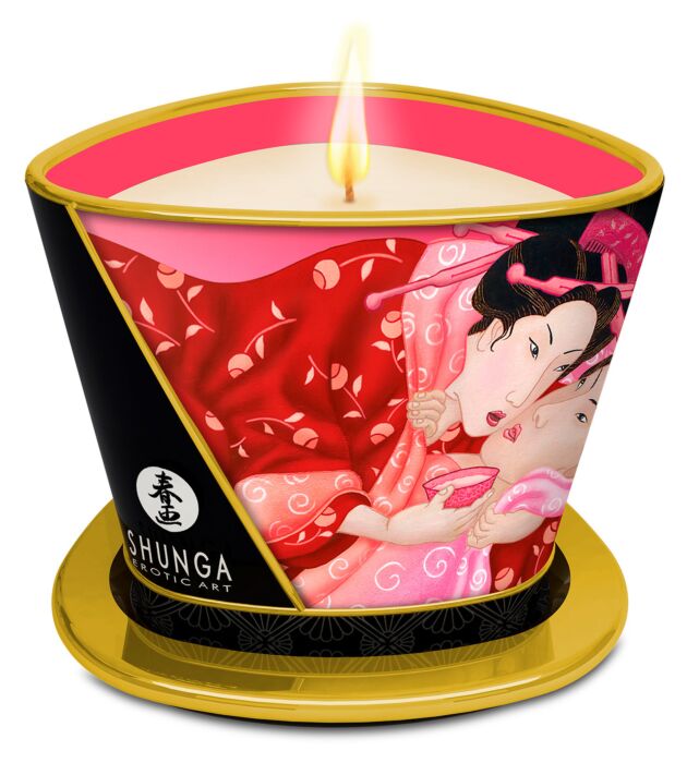 Massasjelys Shunga Cherry Blossom 170 ml