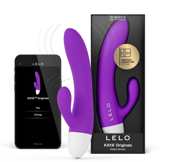 LELO Originals KAYA rabbitvibrator for dobbel stimulering